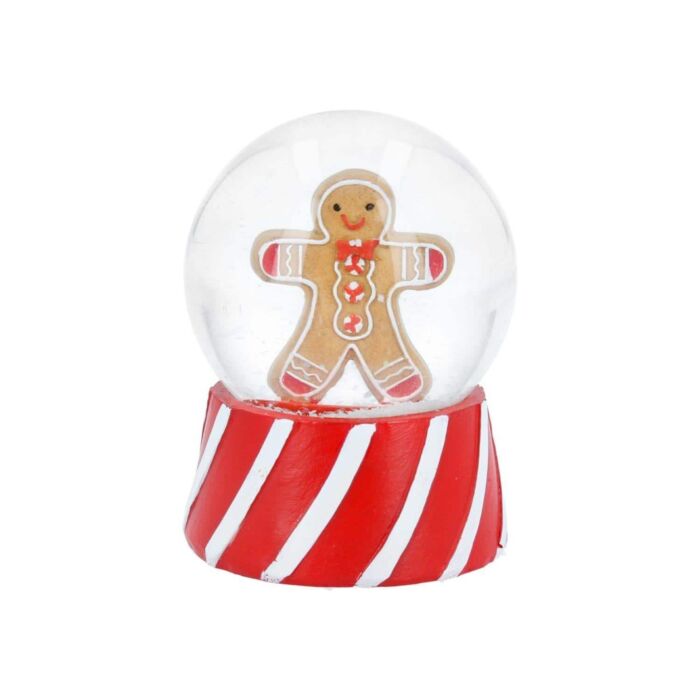 Gisela Graham Snow Globe Gingerbread Man Medium Dome